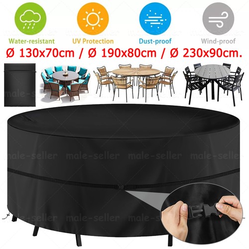 Round furniture cover heavy - cover,