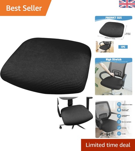 Stylish black stretch chair - black,