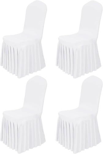 4pcs spandex skirt style chair - skirt,