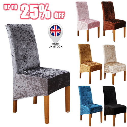 Crushed velvet dining chair - velvet,