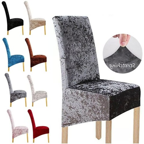 Crushed velvet dining chair - velvet,