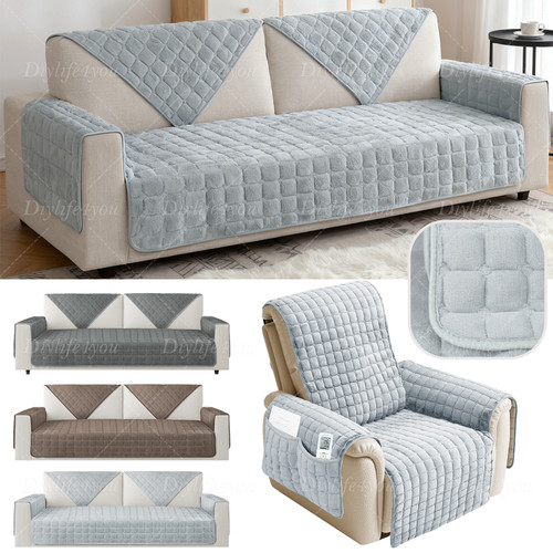 Soft plush sofa seat - soft, cover