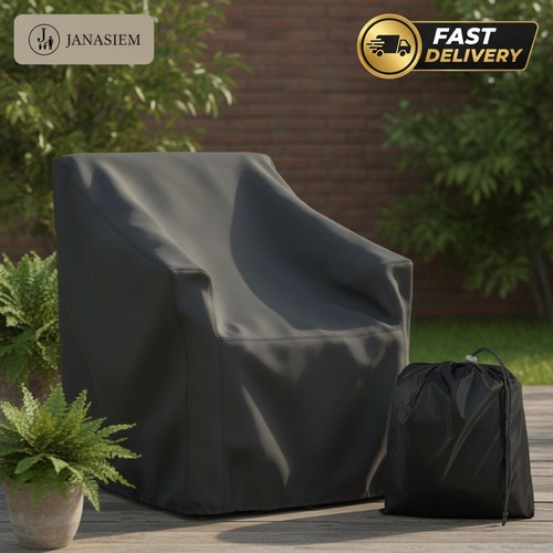 Black outdoor chair cover - chair,