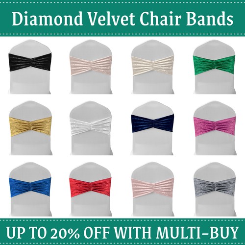 Velvet chair band shiny fabric - shiny,