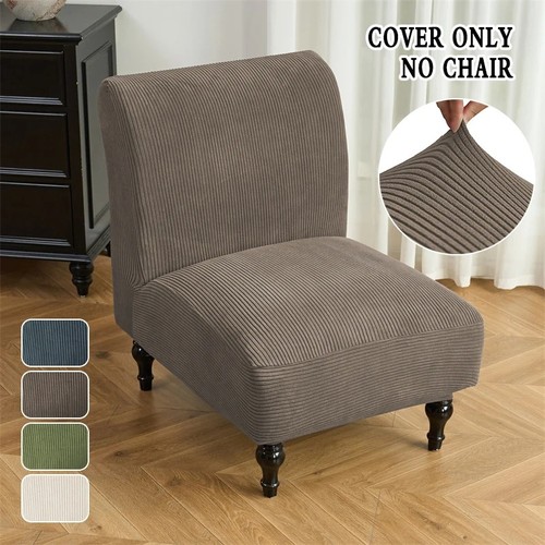 Stretch armless chair - armless, cover