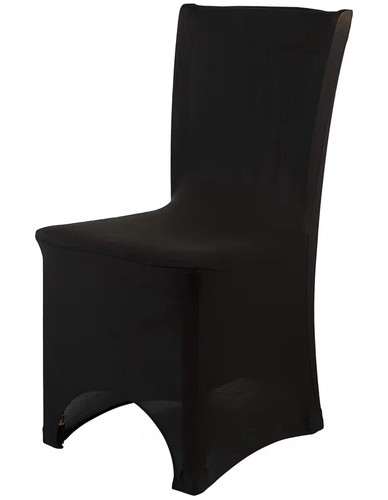 Black spandex chair covers - chair,