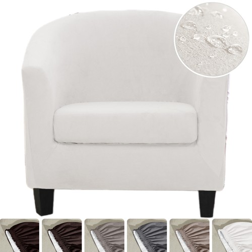Suede fabric tub chair slip - tub,