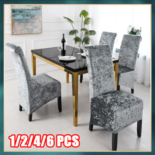 Crushed velvet dining chair - dining,
