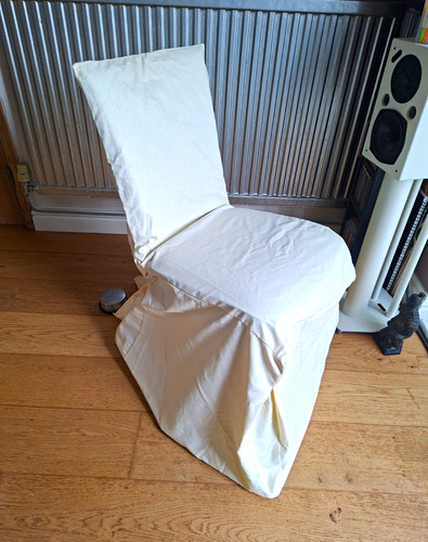 Cream fabric chair - cream,
