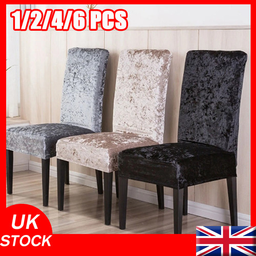Crushed velvet dining chair - crushed,