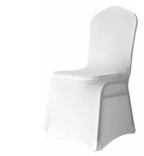 White spandex polyester - white,